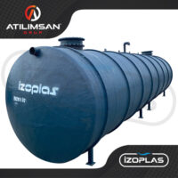 100 Ton Fiberglas Toprak Altı Foseptik Tankı