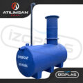 3 Ton Fiberglas Atık Su Tankı